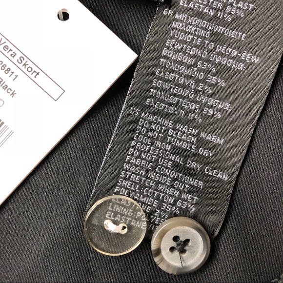 NWT Black Vera Skort Size 10 - Picture 6 of 6
